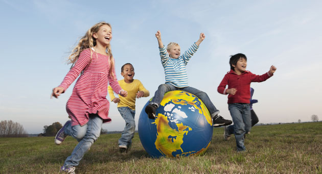 Spielball welt Kinder