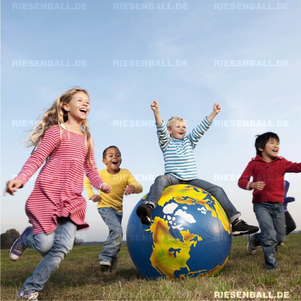 Aufblasbare Weltkugel 100 cm für Gruppenspiele!